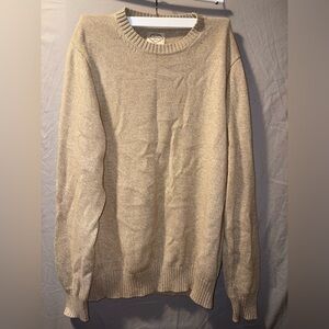 St. John's Bay Men's Tan Crewneck Sweater